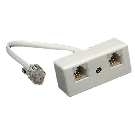 iGreely One BT Plug to Two UK BT Telephone Socket Adapter Splitter ...