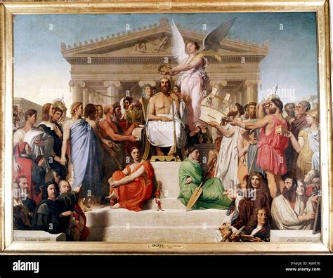 Apotheosis of homer painting hi-res stock photography and images - Alamy