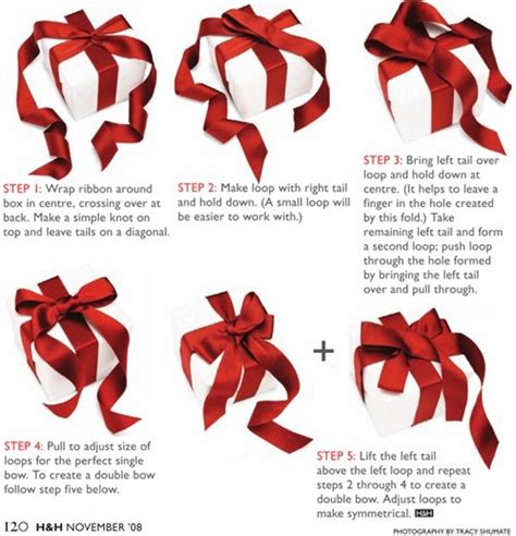 Ribbons and Gift Wrapping Techniques - At Home with Kim Vallee