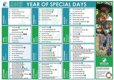 Calendar Of Special Days 2021 | Calendar Printables Free Blank