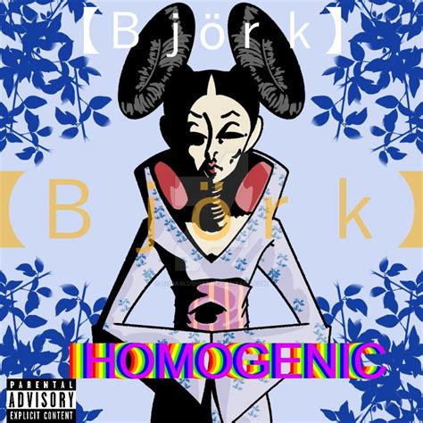 Bjork homogenic album redraw by SodaSlushiez on DeviantArt