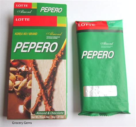 Grocery Gems: Around the World: South Korea - Lotte Pepero Almond & Chocolate