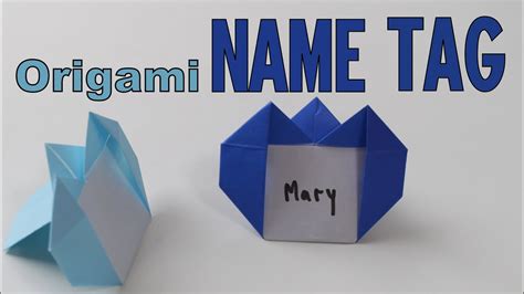 How To Make A Paper Diaper Name Tag | Arts - Arts