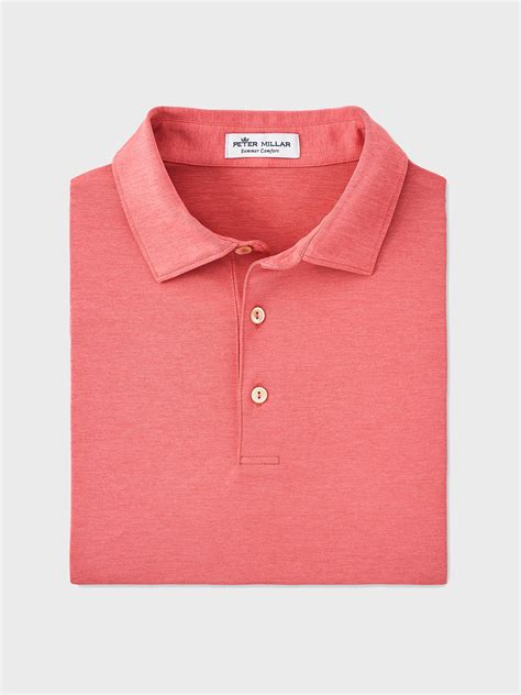 Peter Millar Crown Sport Men's Solid Performance Polo - Saint Bernard