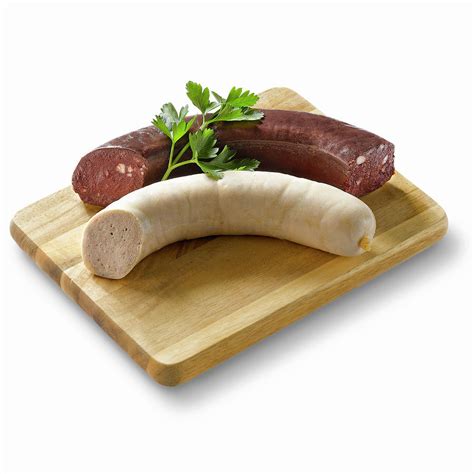 Boudin Noir Et Blanc White Sausage And Blood Sausage Photograph by ...