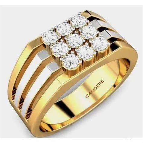 Achyutam Jewellers Party Designer Mens Diamond Ring at Rs 72560 in Surat