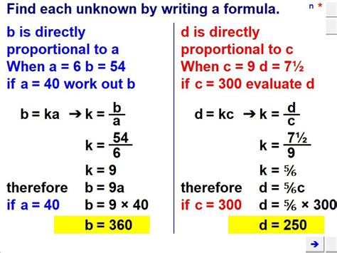 Direct & Inverse Proportion | Teaching Resources