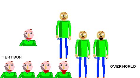 Pixilart - Baldi Rpg sprite sheet (beta) by The-Mario-Guy