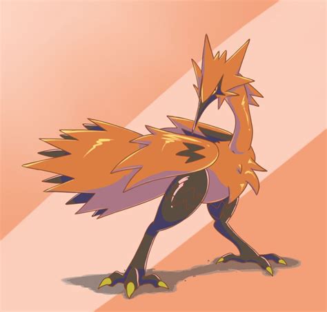 Galarian zapdos by anart2 on DeviantArt | Zapdos pokemon, Mythical ...