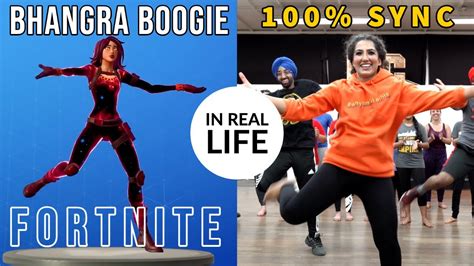 BHANGRA BOOGIE DANCE IN REAL LIFE | BHANGRA EMPIRE | FORTNITE - YouTube