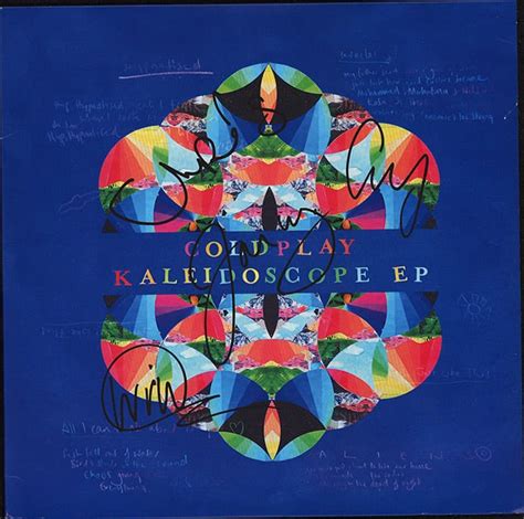 Coldplay Band Signed Kaleidoscope EP Album - Artist signed collectibles ...