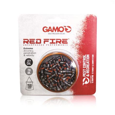 Bullseye North | Gamo Red Fire Airgun Pellets, .177 Caliber, Tin of 150