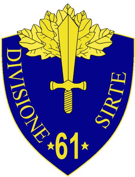 61st Infantry Division Sirte, Italian Army.png (Stemma - Coat of arms ...