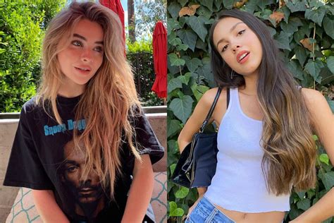 Sabrina Carpenter and Olivia Rodrigo spotted chatting after Joshua ...