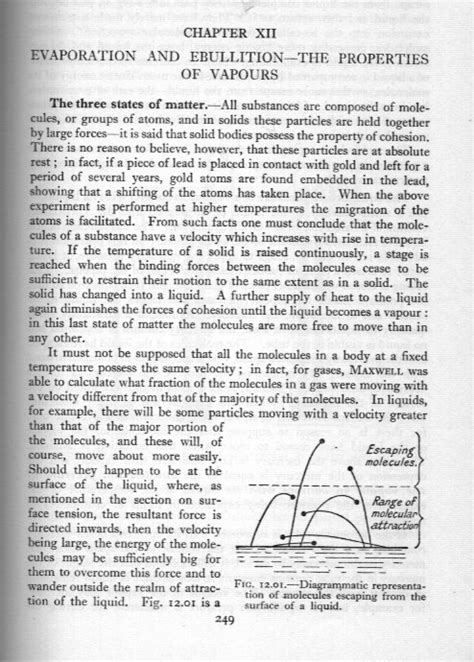 Do molecules below the surface of the liquid evaporate? - Chemistry - Science Forums