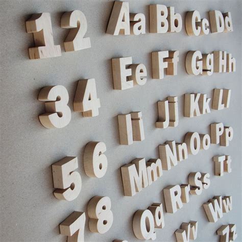 Super Set Wooden Letters and Numbers - Magnetic Alphabet