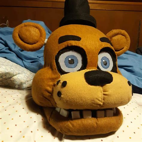 Finished Freddy Fazbear cosplay head | Five Nights At Freddy's Amino