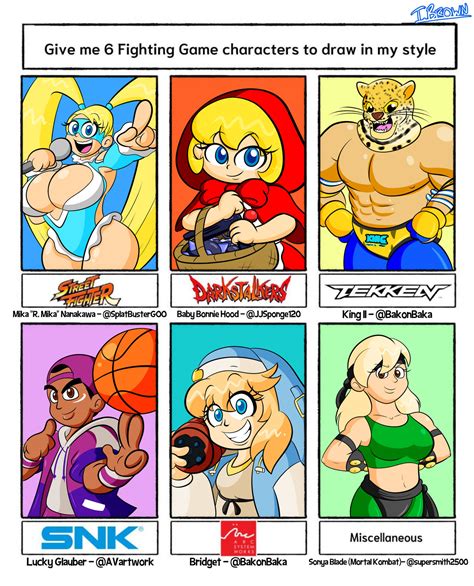 Fighting Game Characters by LuigiStar445 on DeviantArt