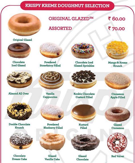 Krispy Kreme Donuts Menu Philippines : Krispy Kreme Menu, Menu for ...