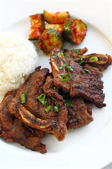 Kalbi (Korean BBQ Beef Short Ribs) | Easy Delicious Recipes