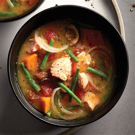 Sinigang (Filipino sour salmon soup) - Chatelaine