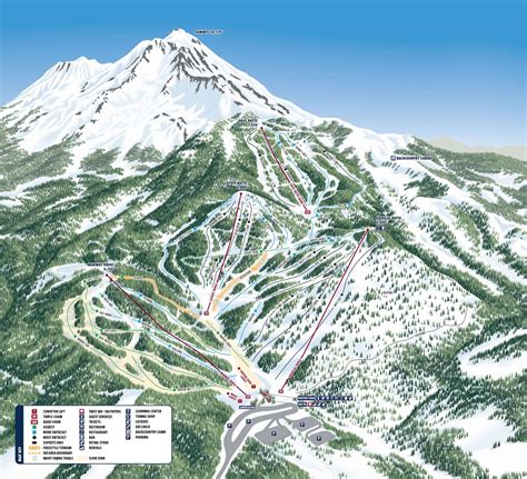 Trail Map & Statistics — Mt. Shasta Ski Park