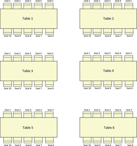 Wedding Seating Chart - Template Free Download | Speedy Template