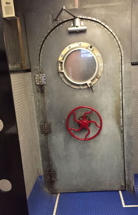 I Love This Door It Looks Like It Came Off A Ship Or Submarine | Welding projects, Vault doors ...