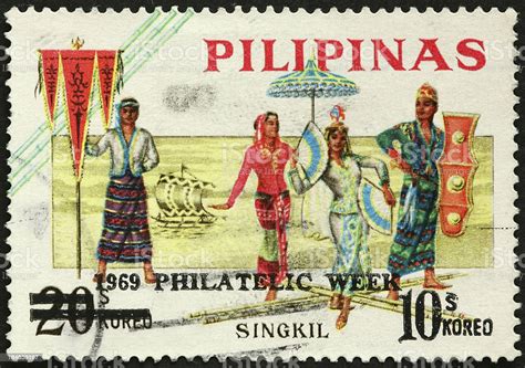 Singkil Traditional Filipino Dance Stock Photo - Download Image Now - Philippines, Postage Stamp ...