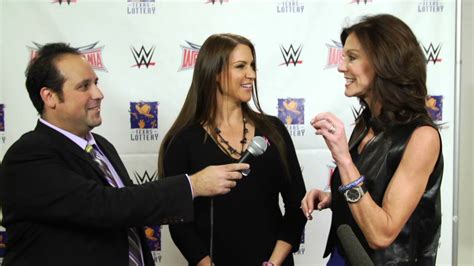 Stephanie McMahon discusses 'Wrestlemania 32' in Dallas, TX.!! - YouTube