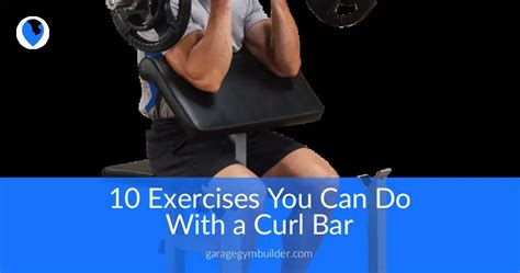 9 Best Curl Bar Exercises You Need to Try - Garage Gym Builder