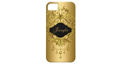 iPhone Elegant Classy Gold Black iPhone SE/5/5s Case | Zazzle