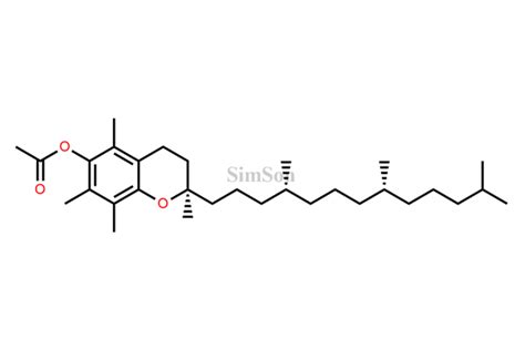 DL-alpha-tocopherol Acetate Reference Standard | CAS No- 7695-91-2 | Simson Pharma Limited