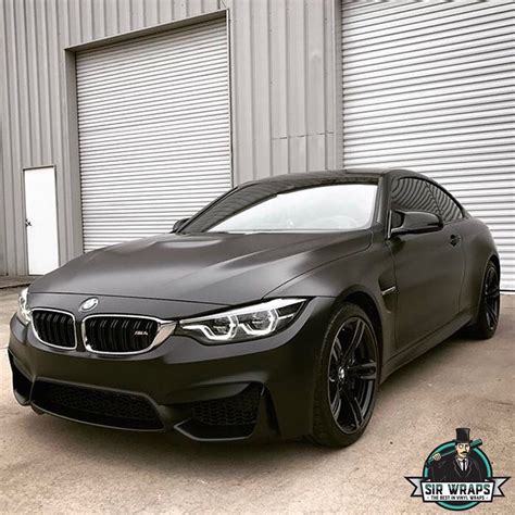 BMW wrapped in Avery SW Satin Black vinyl - Vinyl Wrap - 3M & Avery Dennison Vinyl Wrap - Cars ...