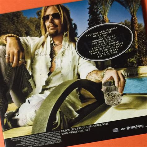 Vince Neil - Tattoos & Tequila CD Photo | Metal Kingdom