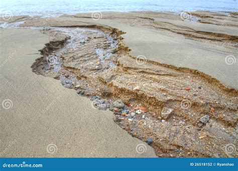 Seaside sandy beach stock photo. Image of leisure, sand - 26518152