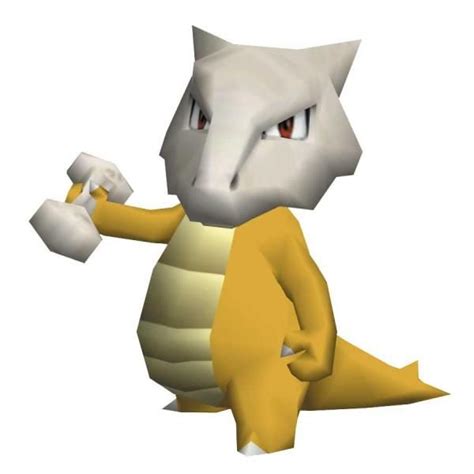 #marowak from the official artwork set for #PokemonStadium on the #N64. #Pokemon. http://www ...