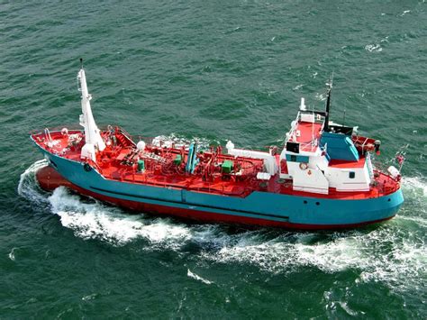 Small Tanker in the Port of Bergen (Norway) Stock Photo - Image of ...