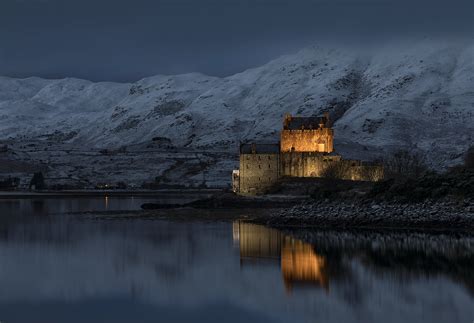 Dusk over Eilean Donan Castle, Kyle of Lochalsh, Scotland | Flickr