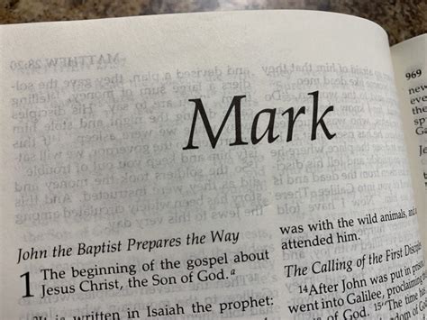 The Gospel of Mark Bible Study