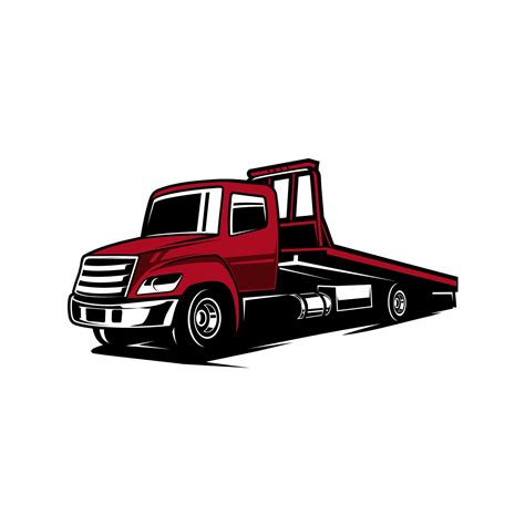 tow truck vector - towing 13730012 Vector Art at Vecteezy