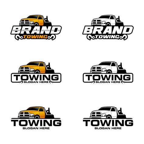 towing logo template 3825032 Vector Art at Vecteezy