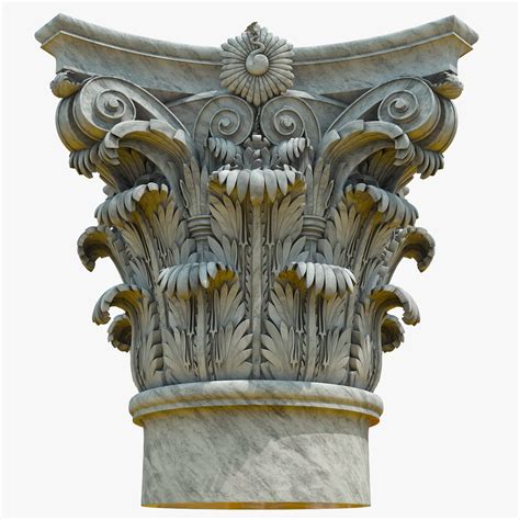 corinthian capital 3d model