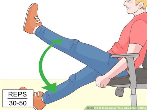 7 Easy Ways to Exercise Your Abs While Sitting - wikiHow