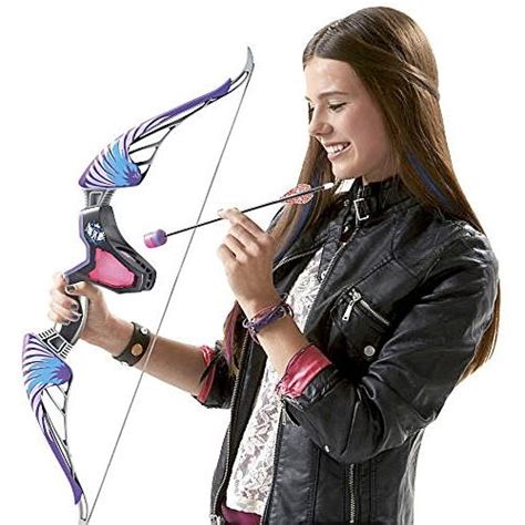 Nerf Rebelle Agent Bow Blaster with Purple Arrows