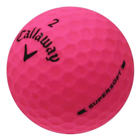 Callaway Supersoft Matte Pink Used Golf Balls | Lostgolfballs.com