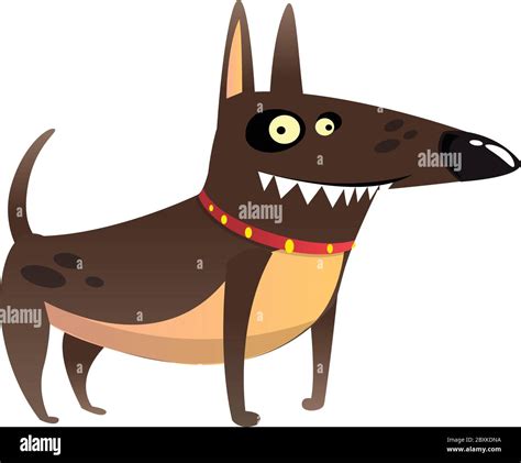 Cartoon Angry Doberman Pinscher Illustration Stock Vector Image & Art ...