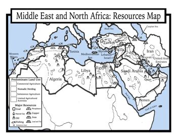 Blank Map Of Middle East And North Africa - Vector U S Map