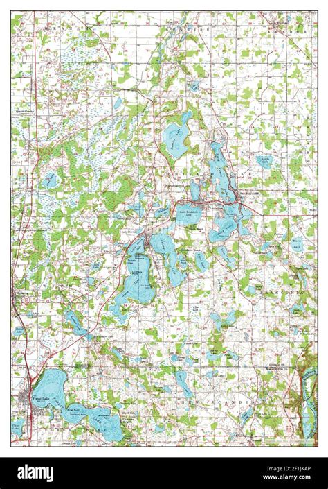 Forest Lake, Minnesota, map 1955, 1:62500, United States of America by ...