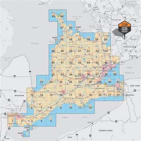 Map Of South Western Ontario – Verjaardag Vrouw 2020